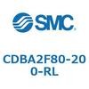 CDBA2F80-200-RL 標準形エアシリンダ(角形カバー)CBA2シリーズ(CDBA2F80-2～) SMC 12371466