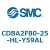 CDBA2F80-25-HL-Y59AL 標準形エアシリンダ(角形カバー)CBA2シリーズ(CDBA2F80-2～) SMC 12371737