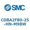 CDBA2F80-25-HN-M9BW 標準形エアシリンダ(角形カバー)CBA2シリーズ(CDBA2F80-2～) SMC 12371764