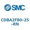CDBA2F80-25-RN 標準形エアシリンダ(角形カバー)CBA2シリーズ(CDBA2F80-2～) SMC 12371791
