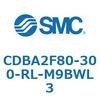 CDBA2F80-300-RL-M9BWL3 �W���`�G�A�V�����_(�p�`�J�o�[)CBA2�V���[�Y(CDBA2F80-3�`) SMC 12372972