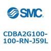 CDBA2G100-100-RN-J59L 標準形エアシリンダ(角形カバー)CBA2シリーズ(CDBA2G100-～) SMC 12376436
