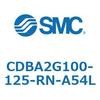 CDBA2G100-125-RN-A54L 標準形エアシリンダ(角形カバー)CBA2シリーズ(CDBA2G100-～) SMC 12376481