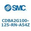 CDBA2G100-125-RN-A54Z 標準形エアシリンダ(角形カバー)CBA2シリーズ(CDBA2G100-～) SMC 12376497