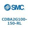 CDBA2G100-150-RL 標準形エアシリンダ(角形カバー)CBA2シリーズ(CDBA2G100-～) SMC 12376524