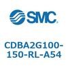 CDBA2G100-150-RL-A54 標準形エアシリンダ(角形カバー)CBA2シリーズ(CDBA2G100-～) SMC 12376533