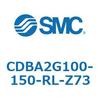 CDBA2G100-150-RL-Z73 標準形エアシリンダ(角形カバー)CBA2シリーズ(CDBA2G100-～) SMC 12376542