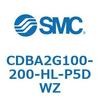 CDBA2G100-200-HL-P5DWZ 標準形エアシリンダ(角形カバー)CBA2シリーズ(CDBA2G100-～) SMC 12376655