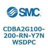 CDBA2G100-200-RN-Y7NWSDPC 標準形エアシリンダ(角形カバー)CBA2シリーズ(CDBA2G100-～) SMC 12376752
