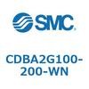 CDBA2G100-200-WN 標準形エアシリンダ(角形カバー)CBA2シリーズ(CDBA2G100-～) SMC 12376761