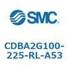 CDBA2G100-225-RL-A53 標準形エアシリンダ(角形カバー)CBA2シリーズ(CDBA2G100-～) SMC 12376777