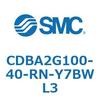 CDBA2G100-40-RN-Y7BWL3 標準形エアシリンダ(角形カバー)CBA2シリーズ(CDBA2G100-～) SMC 12377321