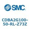 CDBA2G100-50-RL-Z73Z 標準形エアシリンダ(角形カバー)CBA2シリーズ(CDBA2G100-～) SMC 12377495