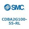 CDBA2G100-55-RL 標準形エアシリンダ(角形カバー)CBA2シリーズ(CDBA2G100-～) SMC 12377574