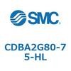 CDBA2G80-75-HL �W���`�G�A�V�����_(�p�`�J�o�[)CBA2�V���[�Y(CDBA2G80-�`) SMC 12384154