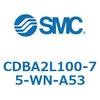 CDBA2L100-75-WN-A53 標準形エアシリンダ(角形カバー)CBA2シリーズ(CDBA2L100-～) SMC 12385362