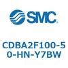 CDBA2F100-50-HN-Y7BW 標準形エアシリンダ(角形カバー)CBA2シリーズ(CDBA2F100-5～) SMC 12541033