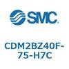 CDM2BZ40F-75-H7C エアシリンダ(オートスイッチ付) (CDM2BZ40F-75~) SMC 14757443