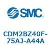 CDM2BZ40F-75AJ-A44A エアシリンダ(オートスイッチ付) (CDM2BZ40F-75~) SMC 14757714