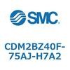CDM2BZ40F-75AJ-H7A2 エアシリンダ(オートスイッチ付) (CDM2BZ40F-75~) SMC 14757793