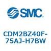CDM2BZ40F-75AJ-H7BW エアシリンダ(オートスイッチ付) (CDM2BZ40F-75~) SMC 14757811