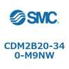 CDM2B20-340-M9NW エアシリンダ(オートスイッチ付) (CDM2B20-34~) SMC 14785337