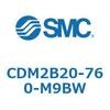 CDM2B20-760-M9BW エアシリンダ(オートスイッチ付) (CDM2B20-760~) SMC 14801062