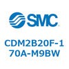 CDM2B20F-170A-M9BW エアシリンダ(オートスイッチ付) (CDM2B20F-17~) SMC 14805664