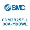 CDM2B25F-100A-M9BWL エアシリンダ(オートスイッチ付) (CDM2B25F-10~) SMC 14848303