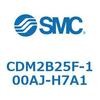 CDM2B25F-100AJ-H7A1 エアシリンダ(オートスイッチ付) (CDM2B25F-10~) SMC 14848364