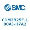 CDM2B25F-100AJ-H7A2 エアシリンダ(オートスイッチ付) (CDM2B25F-10~) SMC 14848373