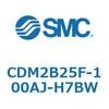 CDM2B25F-100AJ-H7BW エアシリンダ(オートスイッチ付) (CDM2B25F-10~) SMC 14848391