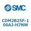 CDM2B25F-100AJ-H7NW エアシリンダ(オートスイッチ付) (CDM2B25F-10~) SMC 14848425