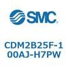 CDM2B25F-100AJ-H7PW エアシリンダ(オートスイッチ付) (CDM2B25F-10~) SMC 14848434