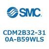 CDM2B32-310A-B59WLS エアシリンダ(オートスイッチ付) (CDM2B32-31~) SMC 14883251