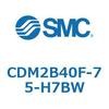 CDM2B40F-75-H7BW エアシリンダ(オートスイッチ付) (CDM2B40F-7~) SMC 14955421