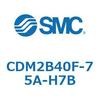 CDM2B40F-75A-H7B エアシリンダ(オートスイッチ付) (CDM2B40F-7~) SMC 14955613