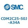 CDM2C25-50J-A34A �G�A�V�����_(�I�[�g�X�C�b�`�t) (CDM2C25-5�`) SMC 15001445