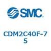 CDM2C40F-75 エアシリンダ(オートスイッチ付) (CDM2C40F-7~) SMC 15078637
