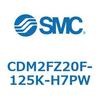 CDM2FZ20F-125K-H7PW エアシリンダ(オートスイッチ付) (CDM2FZ20F-1~) SMC 15355365
