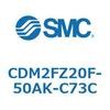 CDM2FZ20F-50AK-C73C エアシリンダ(オートスイッチ付) (CDM2FZ20F-50~) SMC 15360624