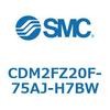CDM2FZ20F-75AJ-H7BW エアシリンダ(オートスイッチ付) (CDM2FZ20F-75~) SMC 15361525