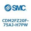 CDM2FZ20F-75AJ-H7PW エアシリンダ(オートスイッチ付) (CDM2FZ20F-75~) SMC 15361561