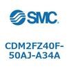 CDM2FZ40F-50AJ-A34A エアシリンダ(オートスイッチ付) (CDM2FZ40F-50~) SMC 15439864