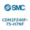 CDM2FZ40F-75-H7NF エアシリンダ(オートスイッチ付) (CDM2FZ40F-75~) SMC 15440756