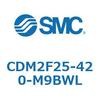 CDM2F25-420-M9BWL エアシリンダ(オートスイッチ付) (CDM2F25-4~) SMC 15506653