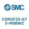 CDM2F25-675-M9BWZ エアシリンダ(オートスイッチ付) (CDM2F25-6~) SMC 15512393