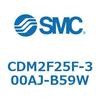 CDM2F25F-300AJ-B59W エアシリンダ(オートスイッチ付) (CDM2F25F-30~) SMC 15522342