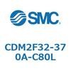 CDM2F32-370A-C80L エアシリンダ(オートスイッチ付) (CDM2F32-37~) SMC 15553745
