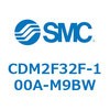 CDM2F32F-100A-M9BW エアシリンダ(オートスイッチ付) (CDM2F32F-100~) SMC 15571175